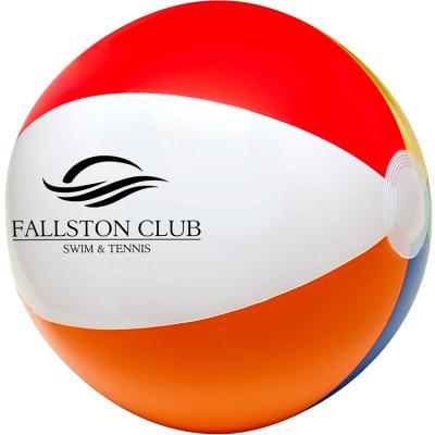 custom logo & Personalized rainbow beach balls China manufacturer 