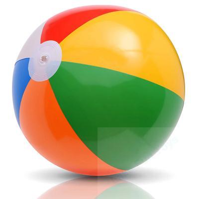 16 inch classic rainbow beach balls for summer family party 