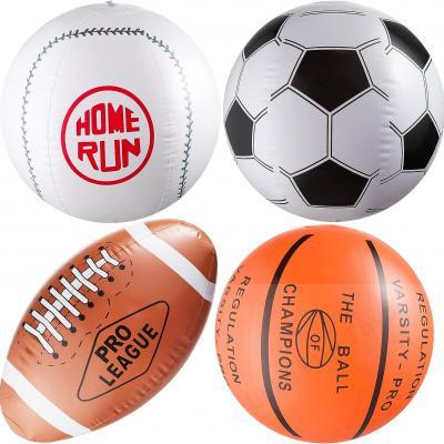 16 inch inflatable sports beach balls customized logo for promotion best seller 