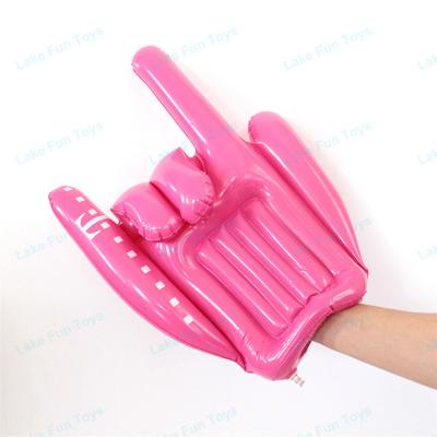 Inflatable finger hand Pink color custom Logo European standard