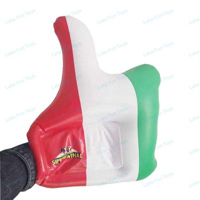 Custom Italy design Inflatable Thumbs Up hands China manufacturer