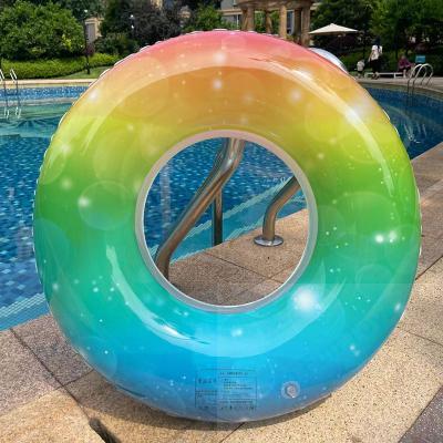 Adults rainbow color swim Tubes rings 90CM