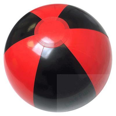 Black & Red two tones beach balls inflatable water ball 16inch