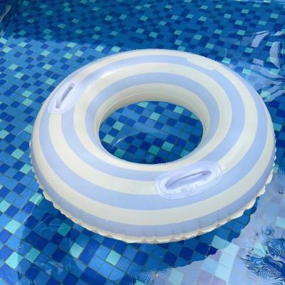 Custom Adults swim Tubes for women swim rings with Blue stripes China Manufacturer