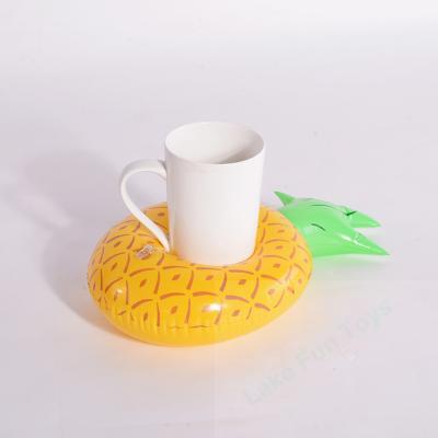 Branded Inflatable Pineapple Pool drink holder Cup holder China manufacturer