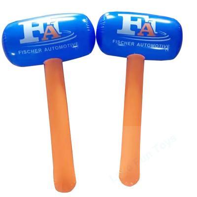 China Custom logo inflatable hammer toys for promotion 
