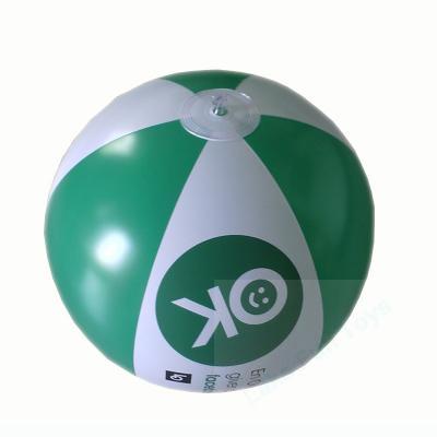China factory 12 inch white green beac balls with custom logo fast delivery