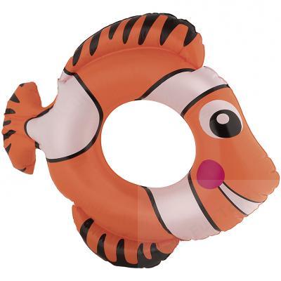 China factory Clownfish swimming rings for children orange color