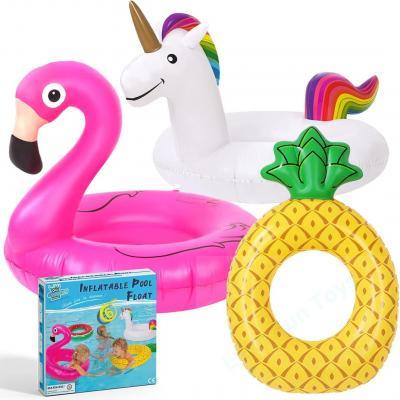 Flamingo Unicorn design swimming ring for children and adults Summer Floaties custom logo 