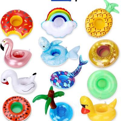 Inflatable Drink Holder Pool Drink Holder Floats for Parties and Kids Water Fun Toys