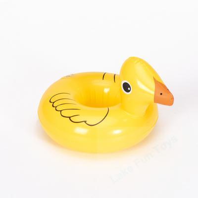 Inflatable yellow Duck Drink Holders Cup Coasters