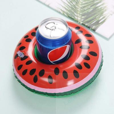 Branded Inflatable watermelon design Cup Holder Pool Floats for Summer Pool Party 