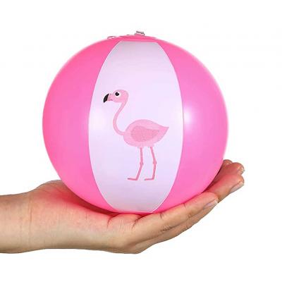 branded 5 inch mini flamingo beach balls baby bath toy balls