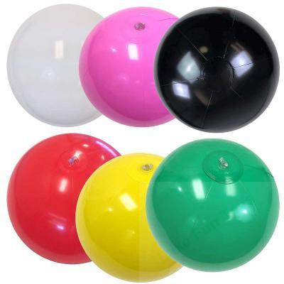 customized beach balls manufacturer size and color assorted for promotion