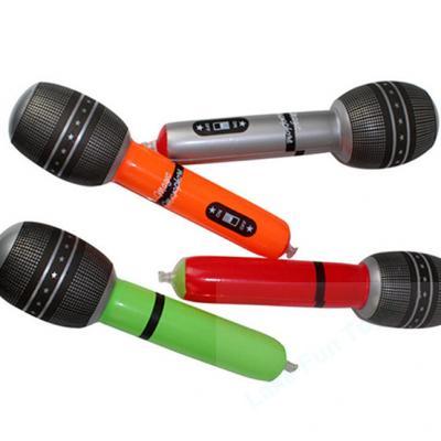 customized logo inflatable microphone toys for promotion