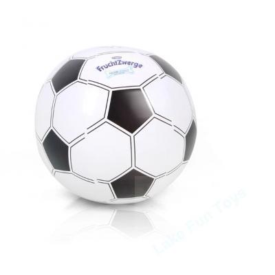 Branded inflatabe soccerball beach balls white black 16 inch