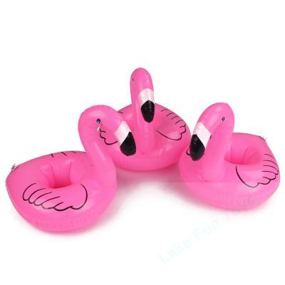 inflatable flamingo drink holder Pool drink floaties 