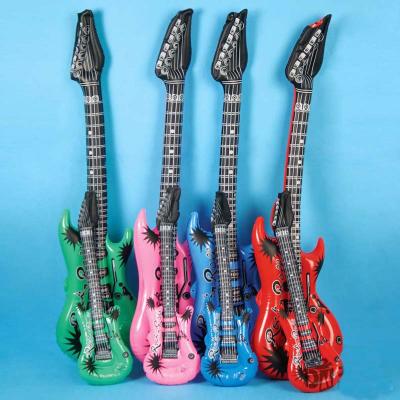 36 inch inflatable guitar toys custom logo for promotion China manufacturer 