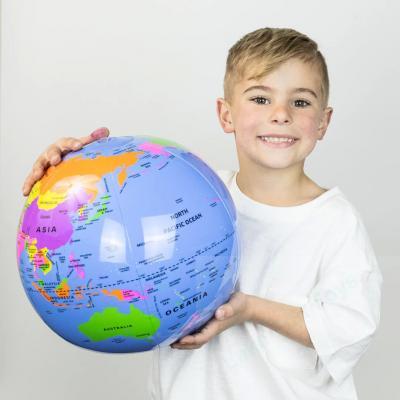 inflatable world globe 30CM diameter for School and beach toy China manufacturer 