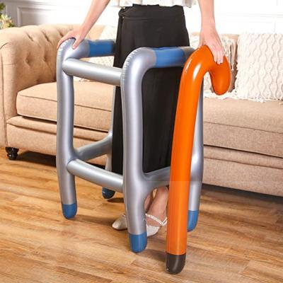 inflatable zimmer frame walking sticks Old Man Costume Accessories Prop
