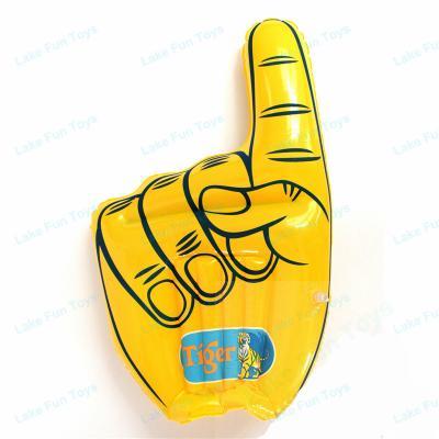promotional inflatable hand fingers with custom logo color assorted