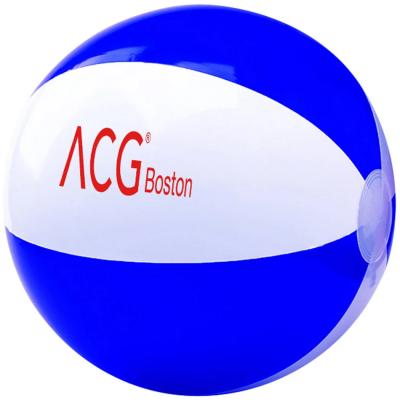 12 inch diameter white blue branded beach balls inflatable wasserballs 