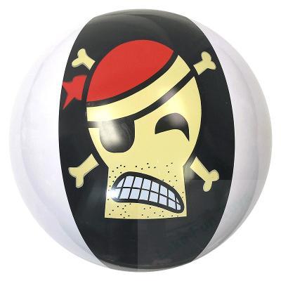 white & black Pirate beach balls for Pool China supplier