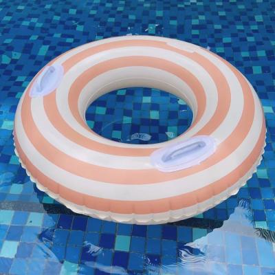 Custom Logo swimTubes for women swim rings with Pink stripes China Manufacturer